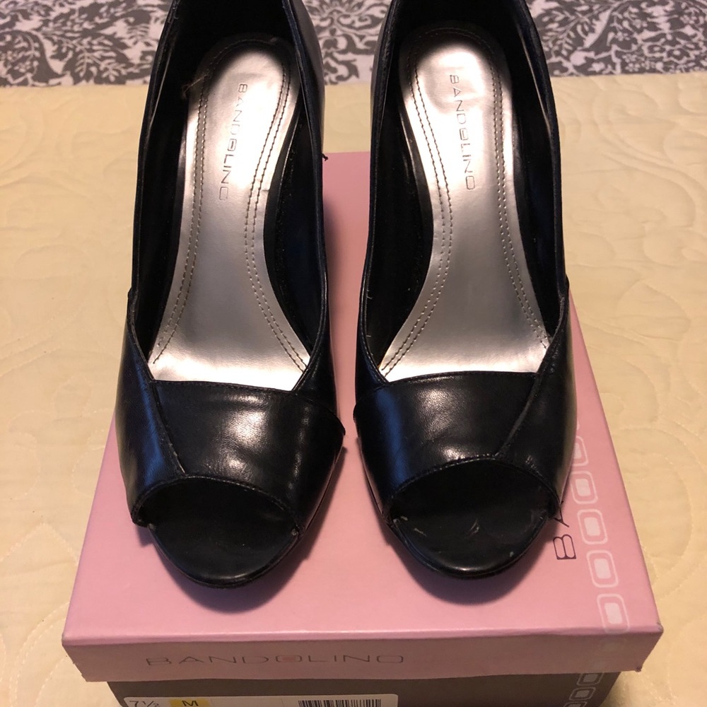 Bandolino Black Pump with Wedge Heel